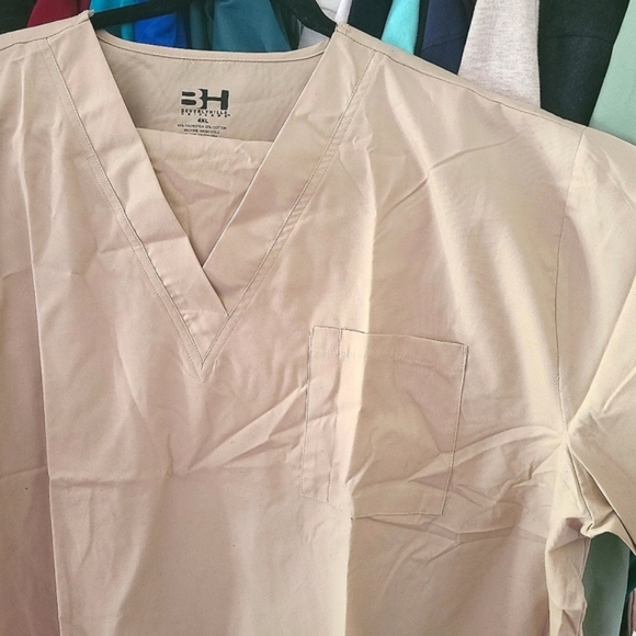NWT Set of Beverly Hills Uniforms Khaki Scrubs 4XL - Picture 2 of 7